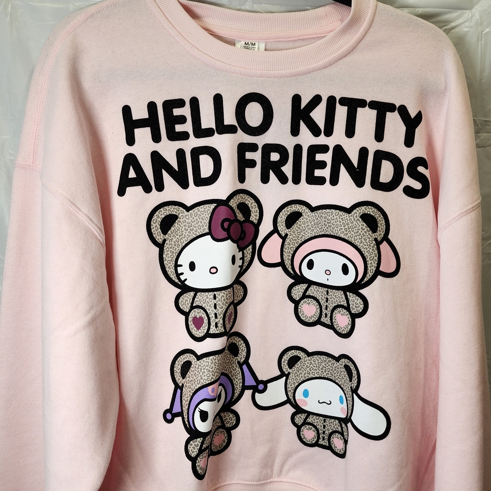 Sanrio Hello Kitty and Friends Light Pink Graphic Tee